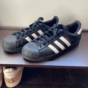 Adidas Superstar - Black and White Mens 8